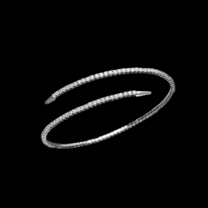 Infinite Coil Diamond Bracelet