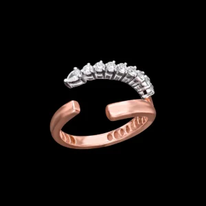 Infinite Spiral Diamond Ring