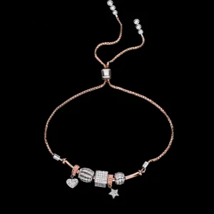 Noble Charm Slider Bracelet