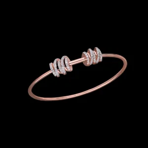 Radiant Coil Cluster Bracelet