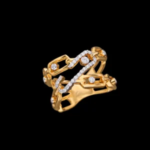 Sovereign Link Diamond Ring