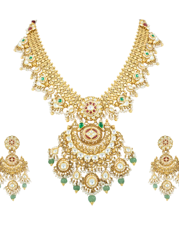 Majestic Kundan Bridal Necklace
