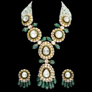 Celestial Pendant Polki Necklace