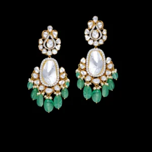 Celestial Teardrop Emerald Earrings