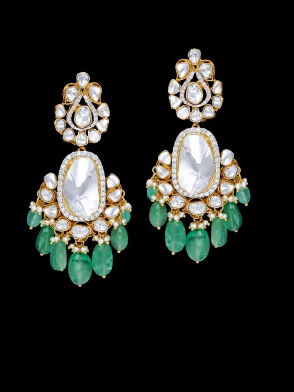 Celestial Teardrop Emerald Earrings