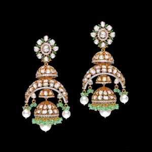Imperial Enamel Jhumka Earrings