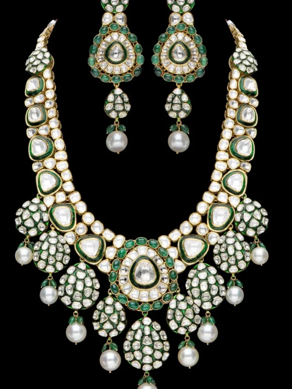 Majestic Emerald Bridal Necklace